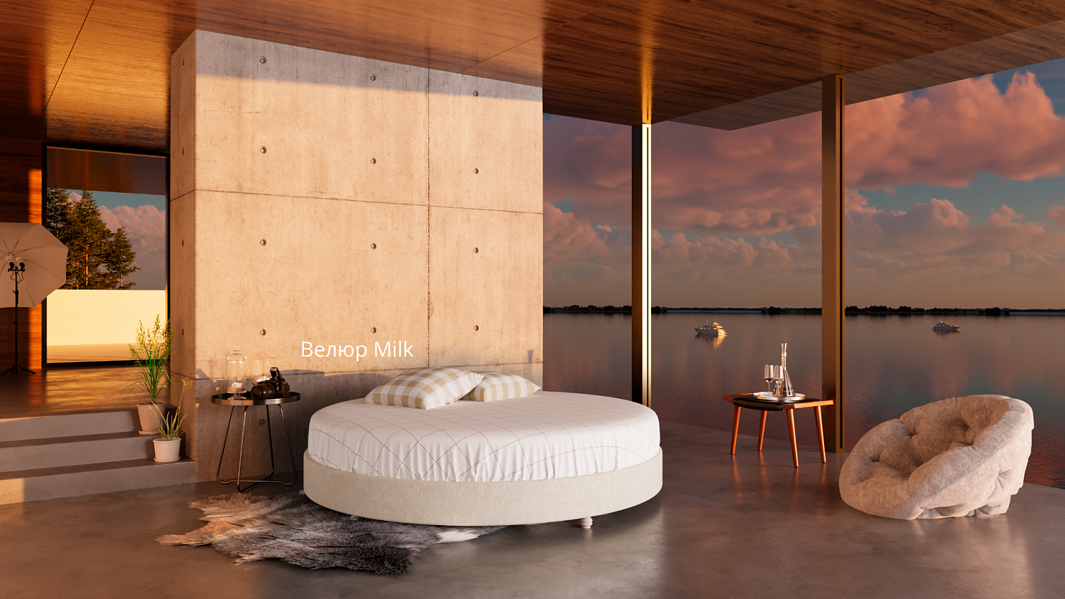 Круглый кроватный бокс Mr.Mattress Fine Box в Санкт-Петербурге 