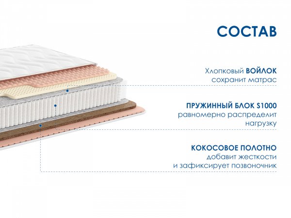 Матрас Dimax Relmas Mix 3 S1000