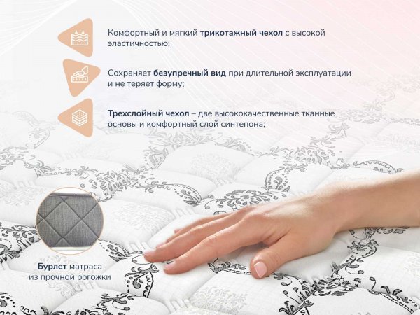 Матрас Dimax Твист ролл медиум мемори