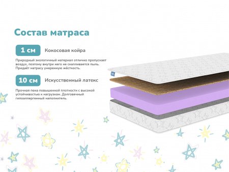 Купить Детский матрас Dimax Космос в Санкт-Петербурге 