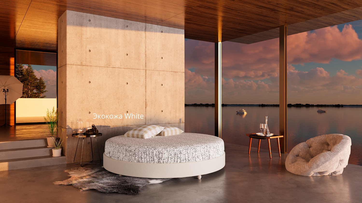 Круглый кроватный бокс Mr.Mattress Fine Box в Санкт-Петербурге 