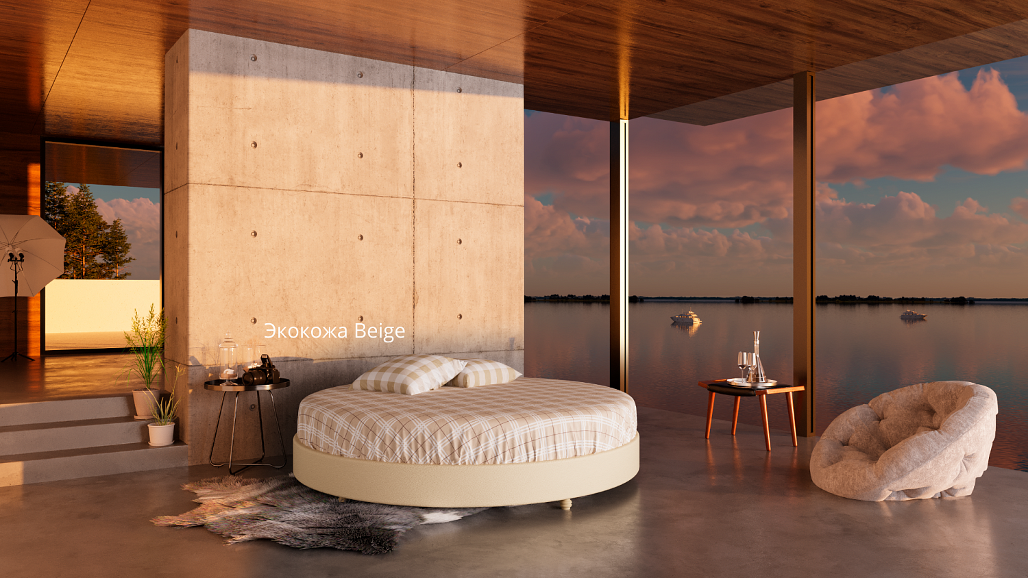 Круглый кроватный бокс Mr.Mattress Fine Box в Санкт-Петербурге 