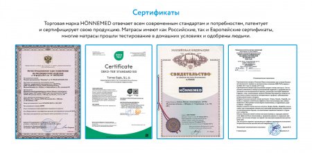 Ортопедический матрас Mr.Mattress Honnemed Health