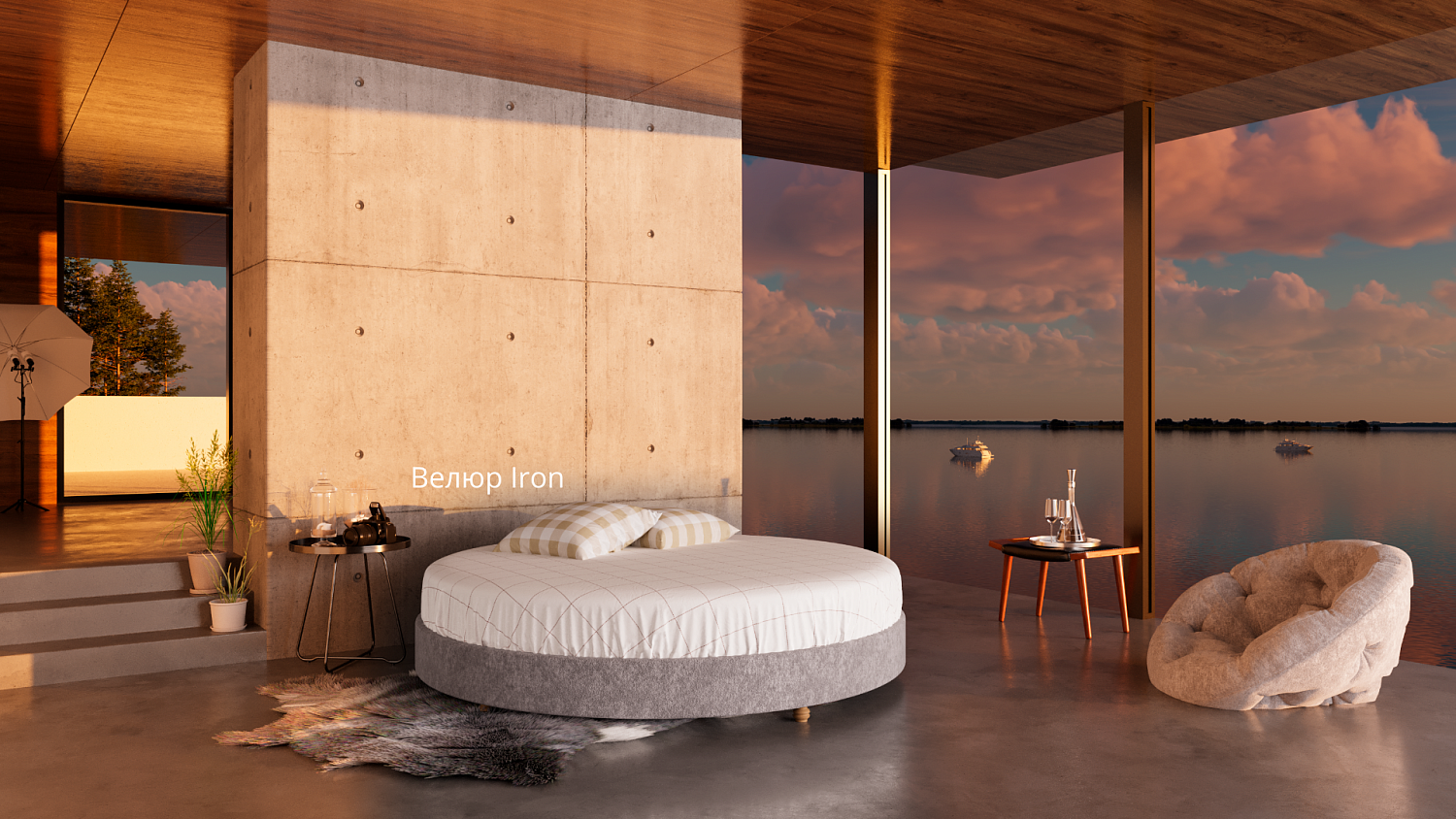Круглый кроватный бокс Mr.Mattress Fine Box в Санкт-Петербурге 